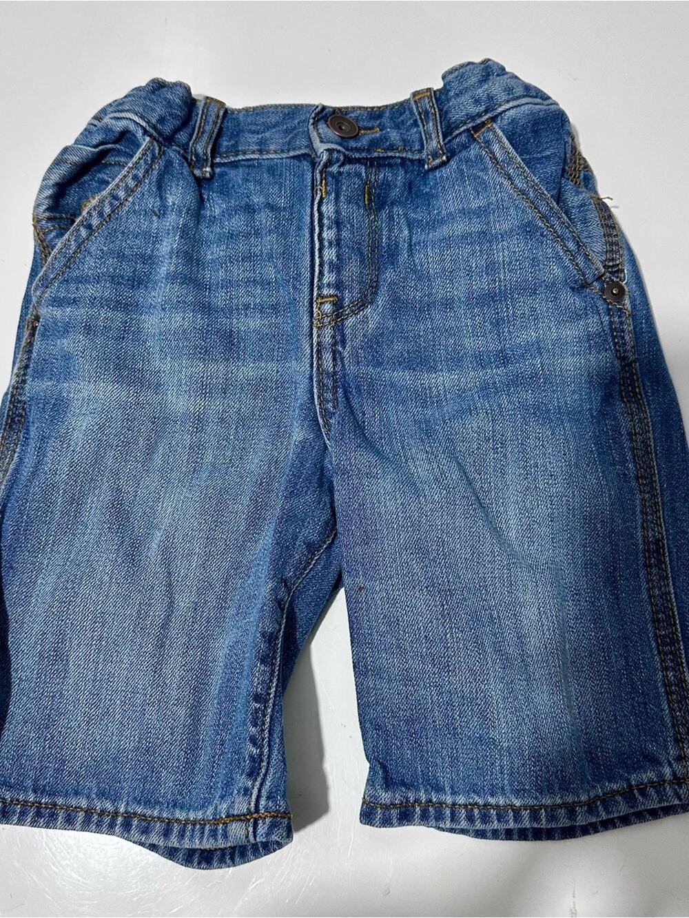 The Children's Place Boys Blue Denim Jean Shorts Size 5T (120)